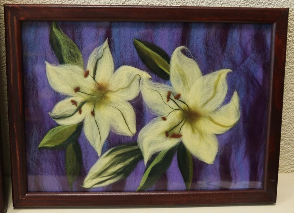 Мастер-класс по изготовлению картин из цветной шерсти